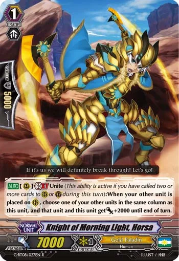 Knight of Morning Light, Horsa