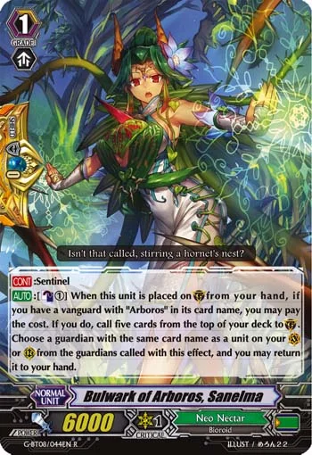 Bulwark of Arboros, Sanelma