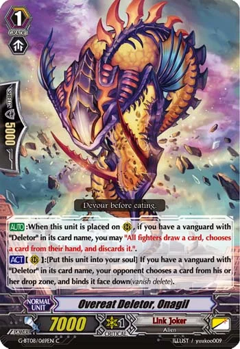 Overeat Deletor, Onagil