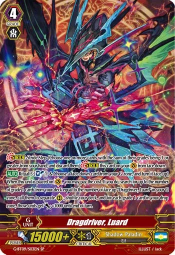 Dragdriver, Luard