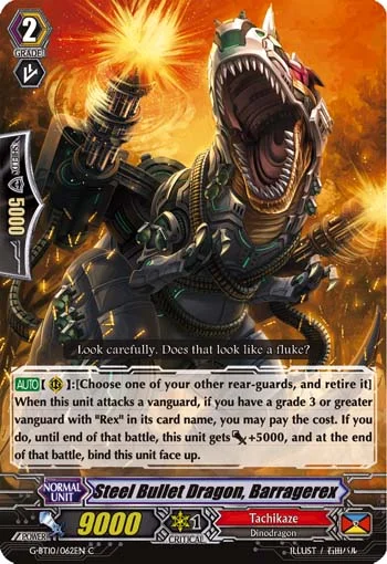Steel Bullet Dragon, Barragerex