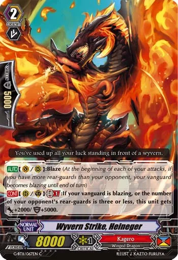 Wyvern Strike, Heineger