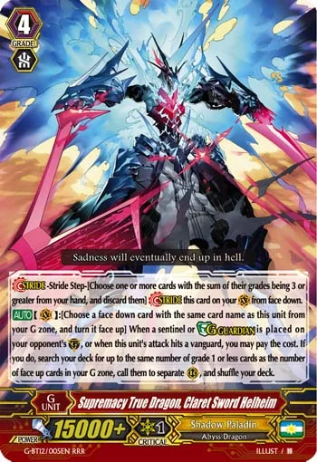 Supremacy True Dragon, Claret Sword Helheim