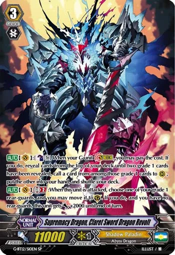 Supremacy Dragon, Claret Sword Dragon Revolt