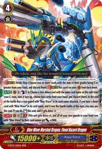 Blue Wave Marshal Dragon, Flood Hazard Dragon