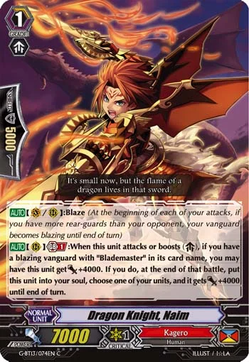 Dragon Knight, Naim