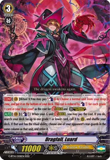Dragfall, Luard