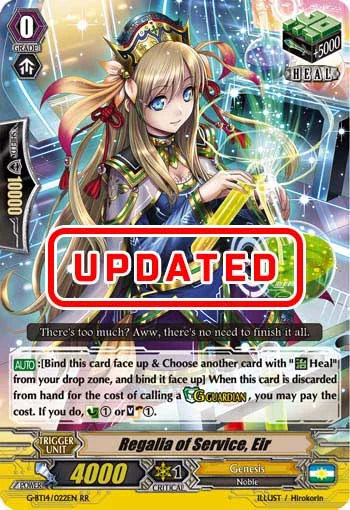 Regalia of Service, Eir