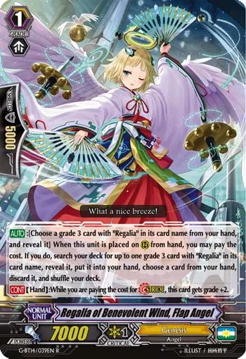 Regalia of Benevolent Wind, Flap Angel