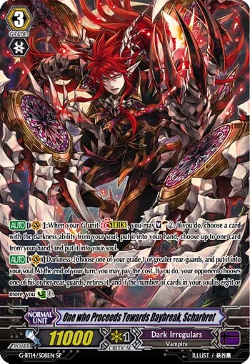 One who Proceeds Towards Daybreak, Scharhrot