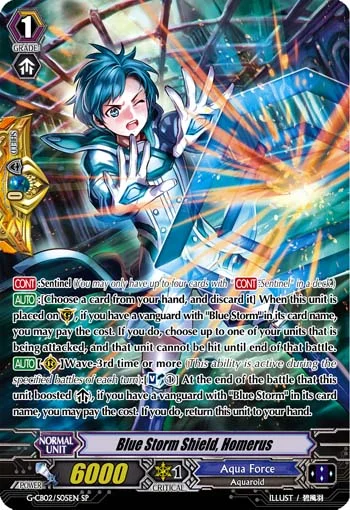 Blue Storm Shield, Homerus