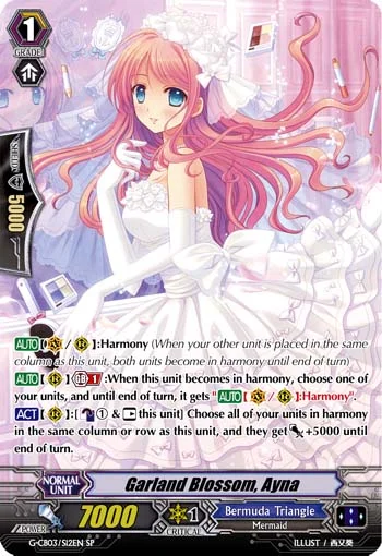 Garland Blossom, Ayna