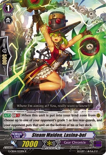 Steam Maiden, Lasina-bel