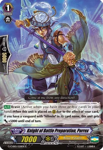 Knight of Battle Preparation, Porrex