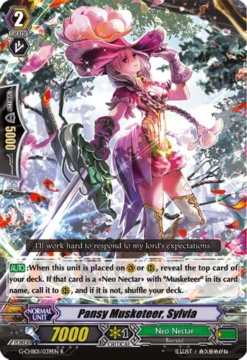 Pansy Musketeer, Sylvia
