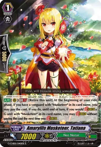 Amaryllis Musketeer, Tatiana