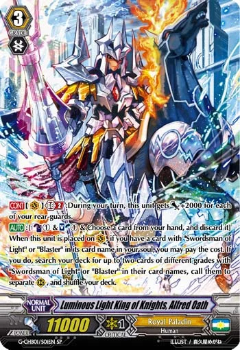 Luminous Light King of Knights, Alfred Oath