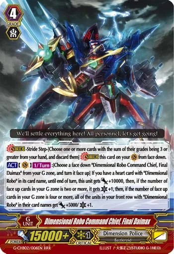 Dimensional Robo Command Chief, Final Daimax