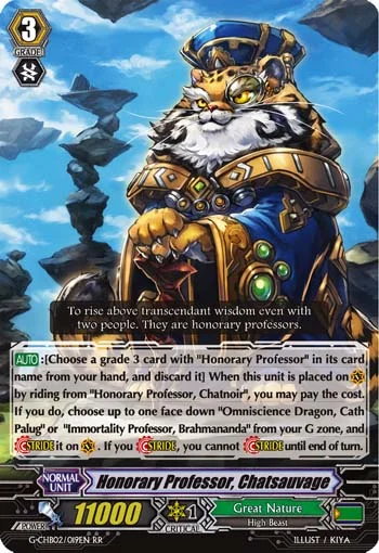 Honorary Professor, Chatsauvage