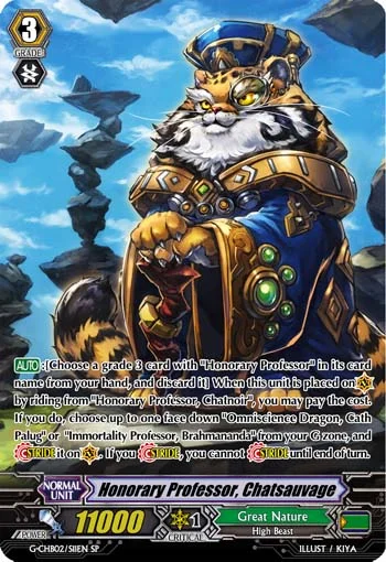 Honorary Professor, Chatsauvage