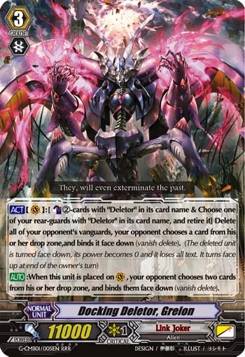 Docking Deletor, Greion