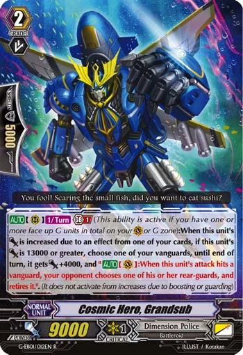 Cosmic Hero, Grandsub