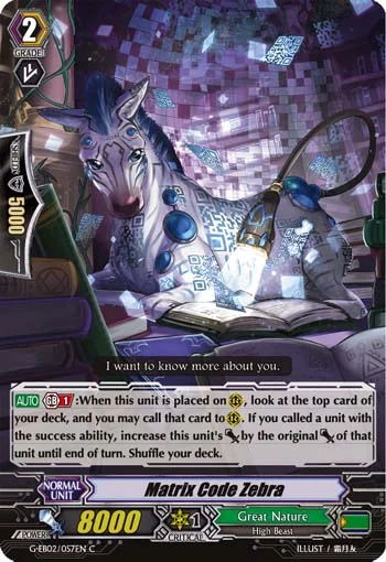 Matrix Code Zebra