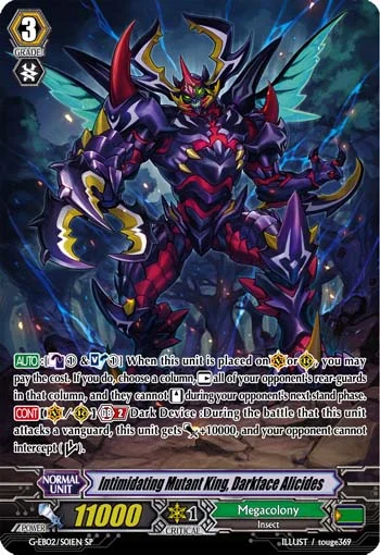 Intimidating Mutant King, Darkface Alicides