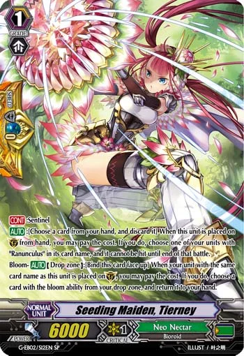 Seeding Maiden, Tierney