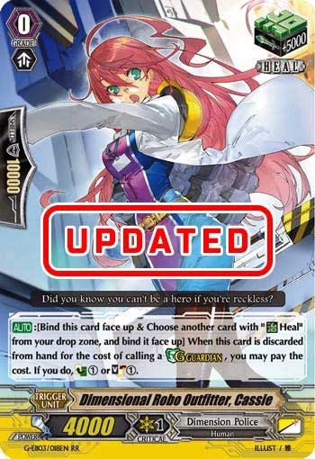 Dimensional Robo Outfitter, Cassie
