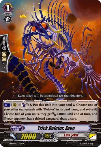 Trick Deletor, Zaog