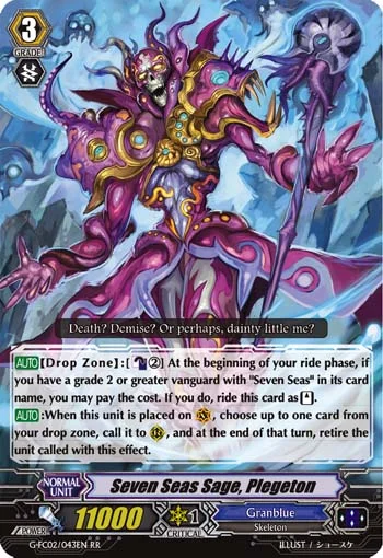 Seven Seas Sage, Plegeton