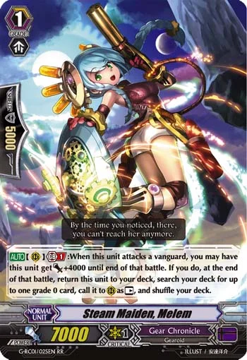 Steam Maiden, Melem