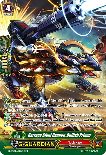 Barrage Giant Cannon, Bullish Primer
