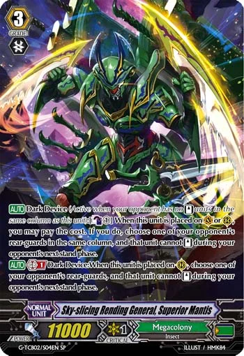 Sky-slicing Rending General, Superior Mantis