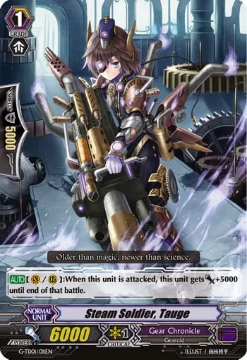 Steam Soldier, Tauge