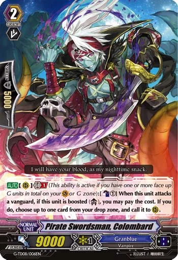 Pirate Swordsman, Colombard