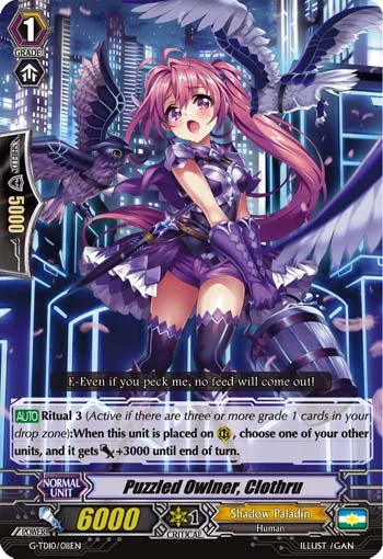 Puzzled Owlner, Clothru