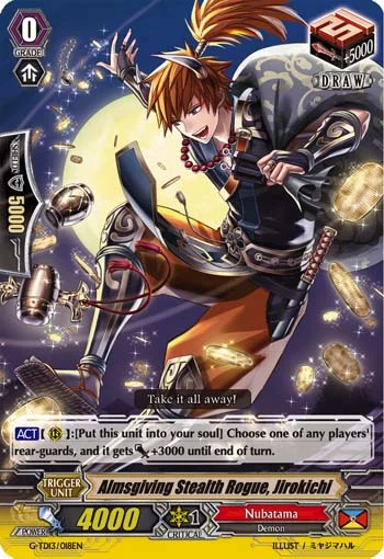Almsgiving Stealth Rogue, Jirokichi