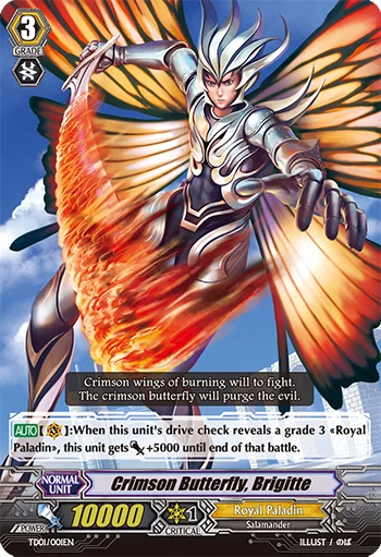 Crimson Butterfly, Brigitte