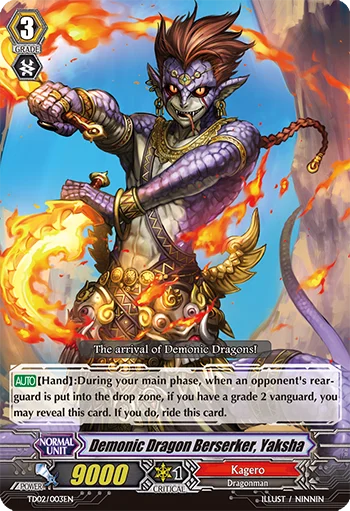 Demonic Dragon Berserker, Yaksha