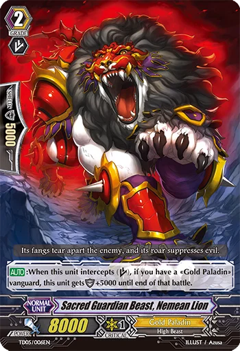 Sacred Guardian Beast, Nemean Lion