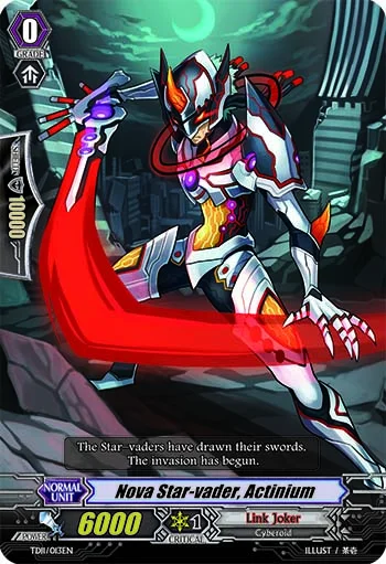 Nova Star-vader, Actinium