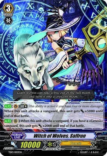 Witch of Wolves, Saffron
