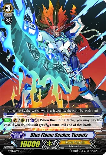 Blue Flame Seeker, Taranis