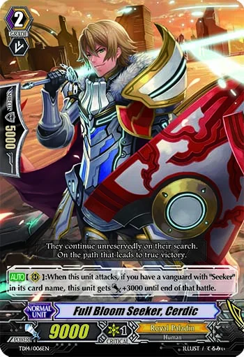 Full Bloom Seeker, Cerdic
