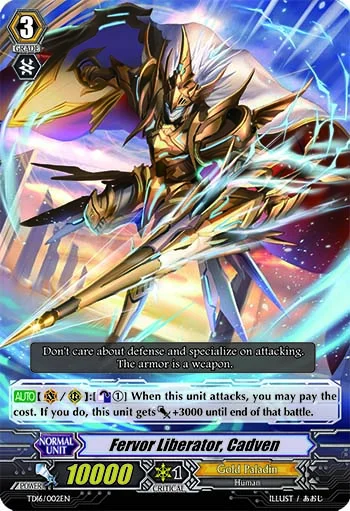 Fervor Liberator, Cadven