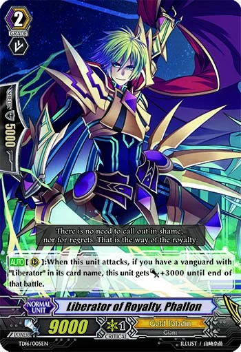 Liberator of Royalty, Phallon
