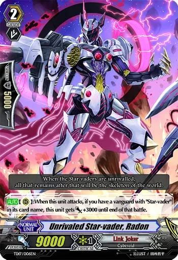 Unrivaled Star-vader, Radon