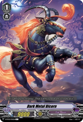 Dark Metal Bicorn